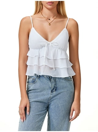 Ruffle Tiered Tank Top