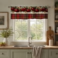 thumbnail image 1 of Rdsfhsp Apple Window Valance Curtain, Fruit Pattern Kitchen Decorative Rod Pocket Short Curtain for Farmhouse Home Decor, 1 of 5