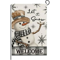 Rdsfhsp Christmas Garden Flag 12x18 Inch Double Sided Printing Christmas Decoration Outside Farmhouse Seasonal Holiday Yard Flag