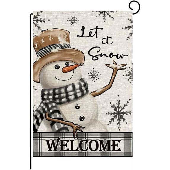 Rdsfhsp Christmas Garden Flag 12x18 Inch Double Sided Printing Christmas Decoration Outside Farmhouse Seasonal Holiday Yard Flag