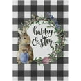 thumbnail image 1 of Rdsfhsp Easter Garden Flag, Easter Bunny Welcome Spring Yard Flags 12 x 18 Double Sided, Farm Eggs Tulips Signs Banners Outdoor Decorations, 1 of 5