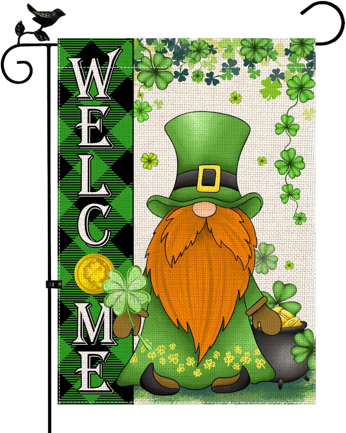 St Patricks Day Outside Decorations St Patrick's Day Garden Flag