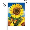 thumbnail image 1 of Rdsfhsp Summer Sunflower Garden Flag for Outside Seasonal Linen Small Vertical 12x18 Double Sided Yard Lawn Flags Holiday Farmhouse Outdoor Decor, 1 of 5