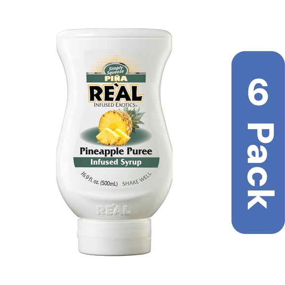 Re Al Infused Exotics Syrup Pineapple 16.9 fl oz (Pack Of 6)
