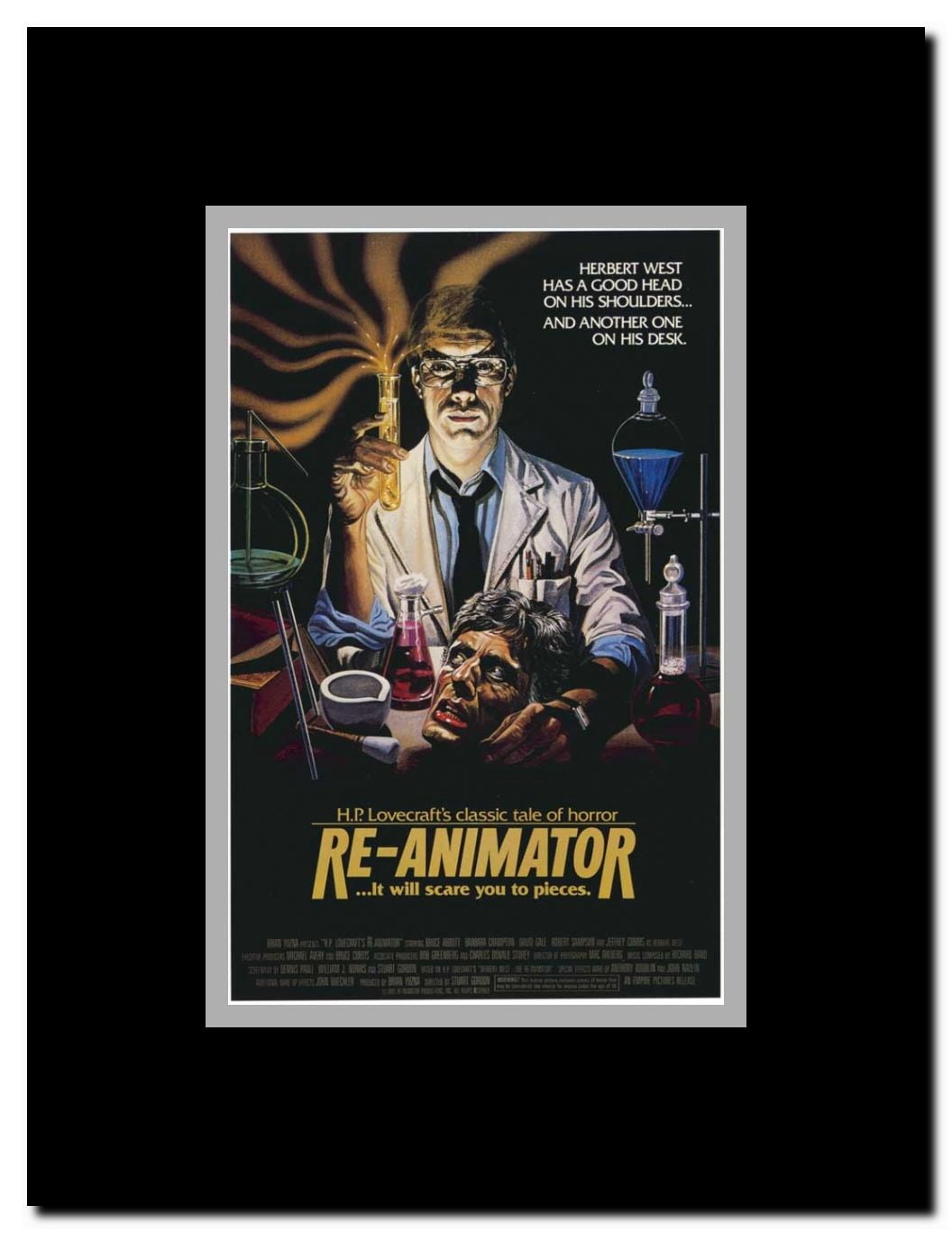 Re-Animator Framed Movie Poster