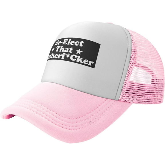 Re Elect That Motherf Cker Baseball Hats Adjustable Dad Hat Gift for Men Women Trucker Cap Black