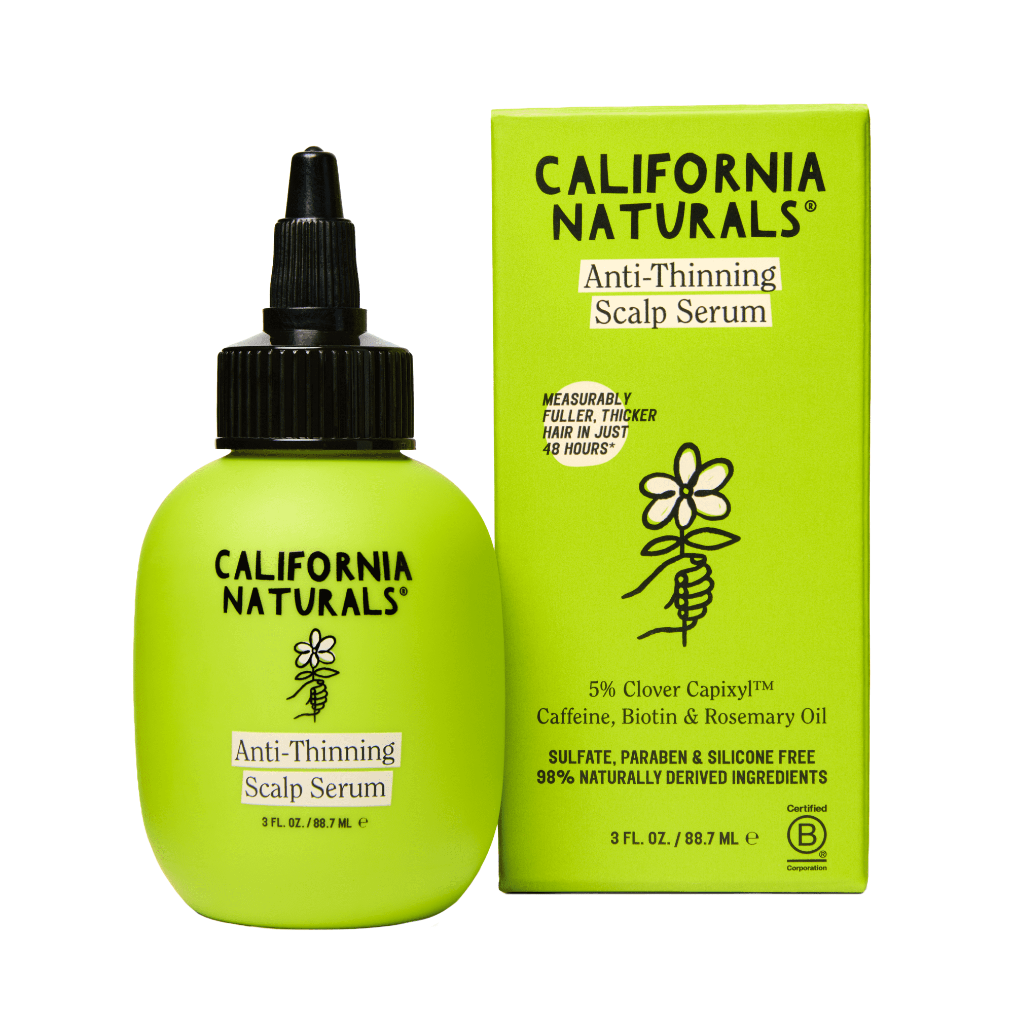 California Naturals Re:GRO Anti-Thinning Scalp Serum, 3 fl oz