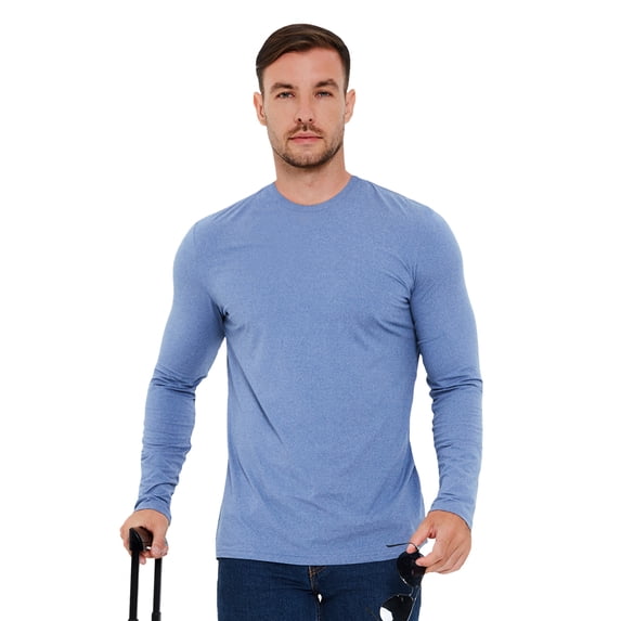 Re:Luxe Essential Long Sleeve Crew Neck - Classic Fit
