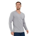 thumbnail image 1 of Re:Luxe Essential Long Sleeve V-Neck - Classic Fit, 1 of 10