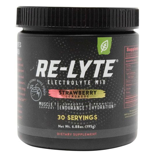 Re-Lyte Electrolyte Drink Mix, Strawberry Lemonade-6.88 oz