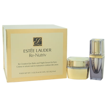 Re-Nutriv Re-Creation Eye Balm Eye Balm 15ml + Night Serum 4ml by Estee Lauder for Unisex - 2 Pc Eye Care