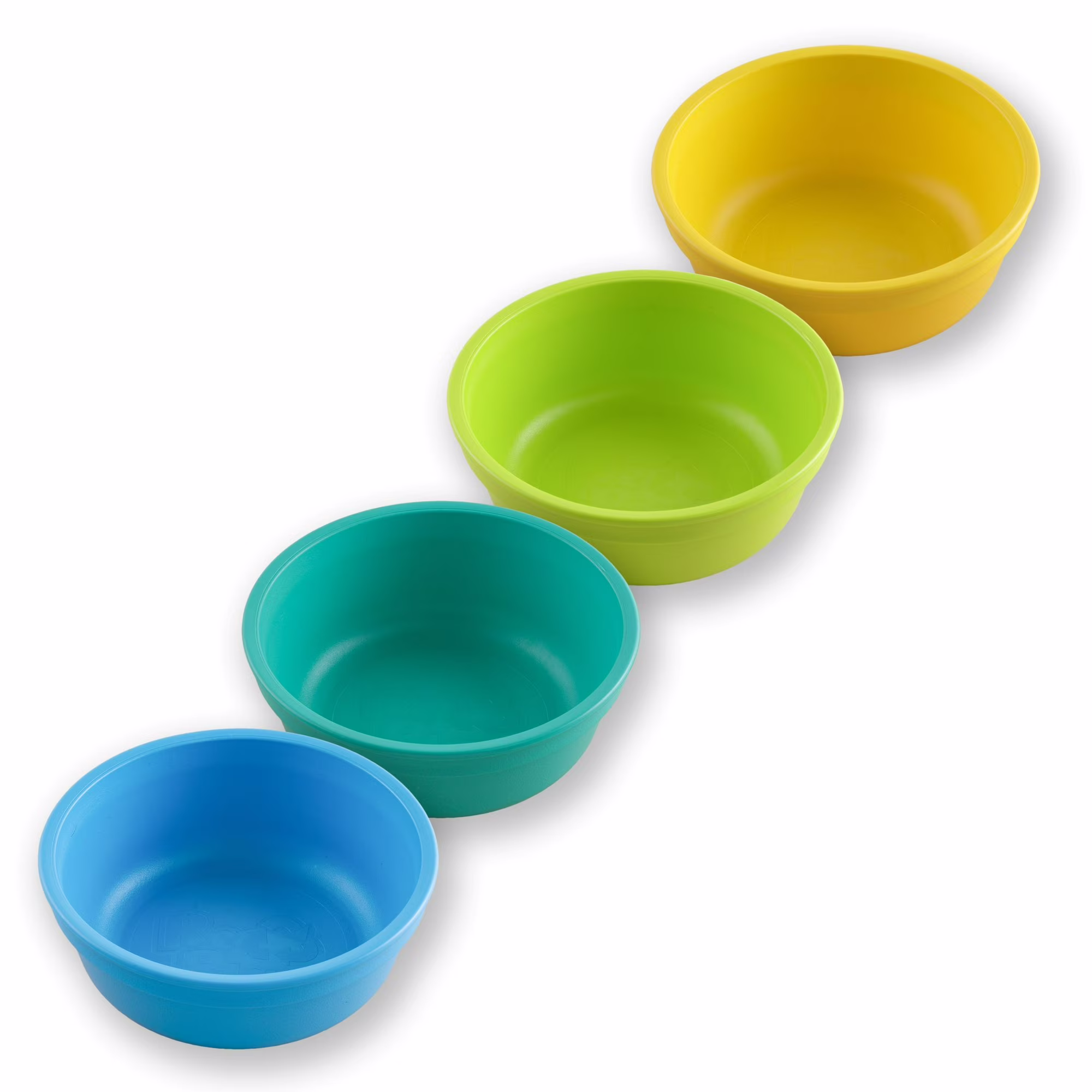 Re-Play 12 Oz. Toddler Bowls for Snacks and Everyday Dining - Dishwasher and Microwave Safe - Made in USA - Set of 4 - Sunwaves