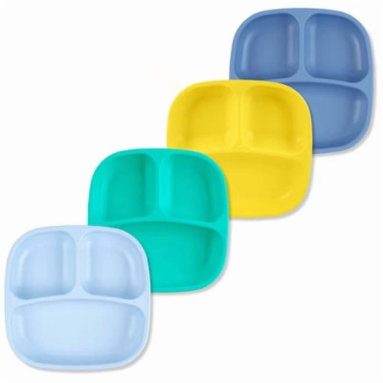 Re-Play 4pc - Divided Plates - Walmart.com