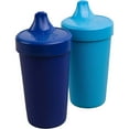 RePlay Toddler's LeakProof Sippy Cup, 2pk No Spill, Sky Blue Navy