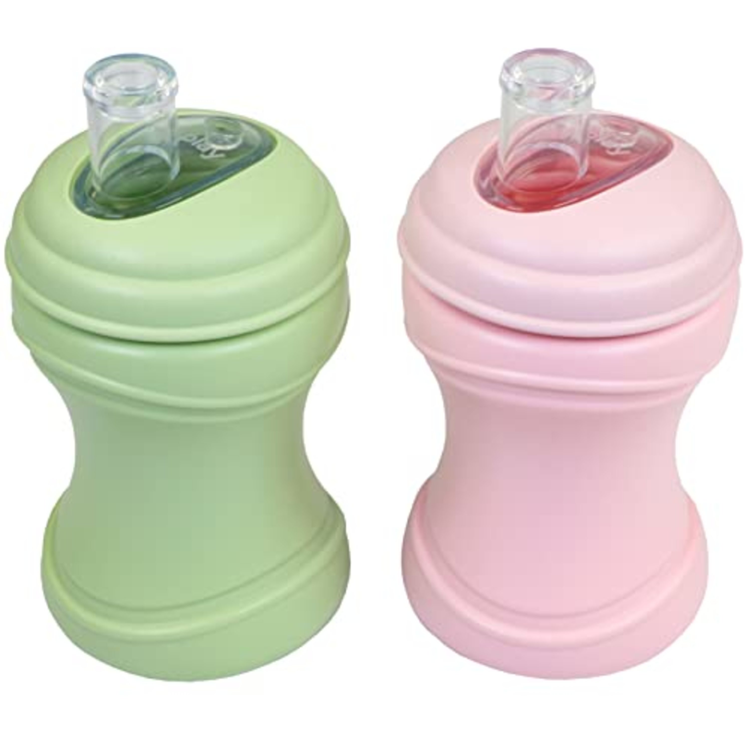 Unbreakable Baby Cup Silicone Sippy Cup and Training Cup for Baby Soft Spout and Handles