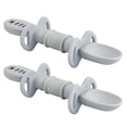 thumbnail image 1 of Re-Play Dip n ReDip Feeding Tool, Toddler Feeding Supplies, Grey, 2 Pack, 1 of 7