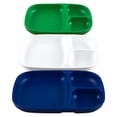thumbnail image 1 of Re-Play Kids Plates Divided Plates, 3pk Durable Toddler Plates, Nautical, 1 of 12