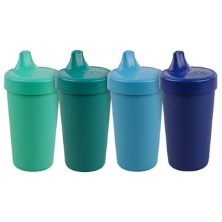 Re-Play Silicone Sippy Cups for Toddlers, 8 oz Kids Cups No Spill