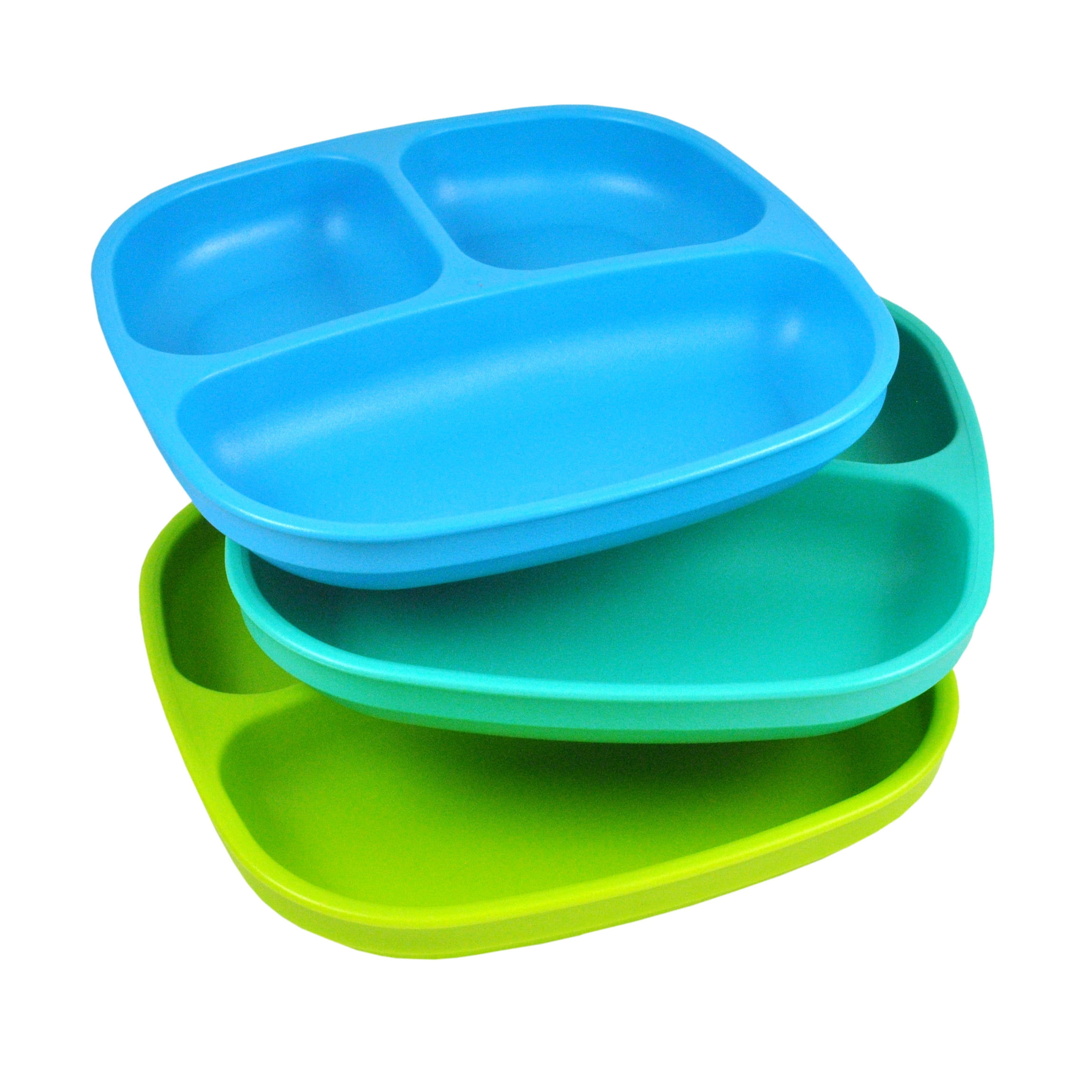 Re-Play Divided Tray  Family Tableware Made in the USA from Recycled  Plastic