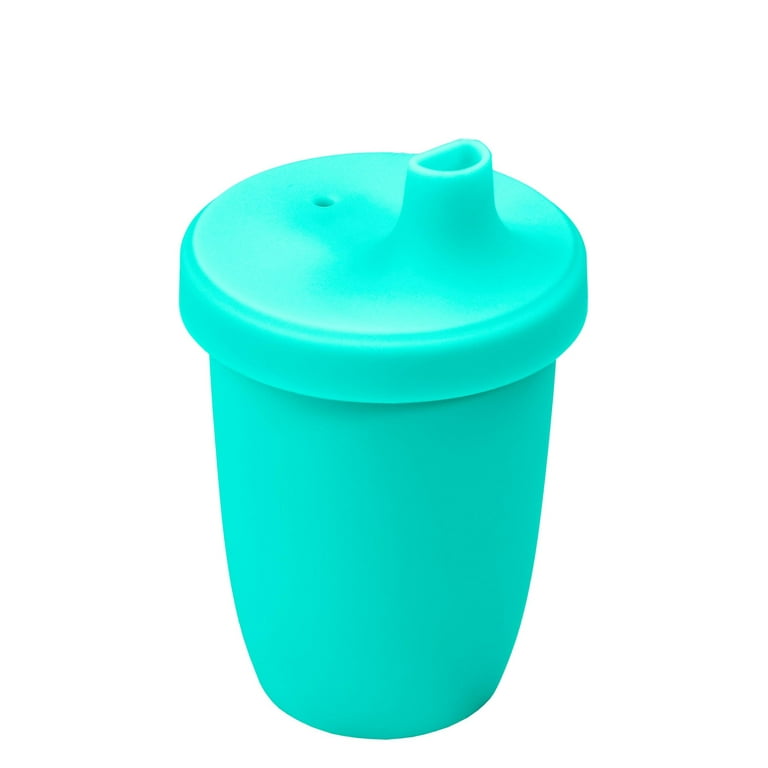 Re-Play Silicone Sippy Cups for Toddlers, 8 oz Kids Cups No Spill Cup Aqua  