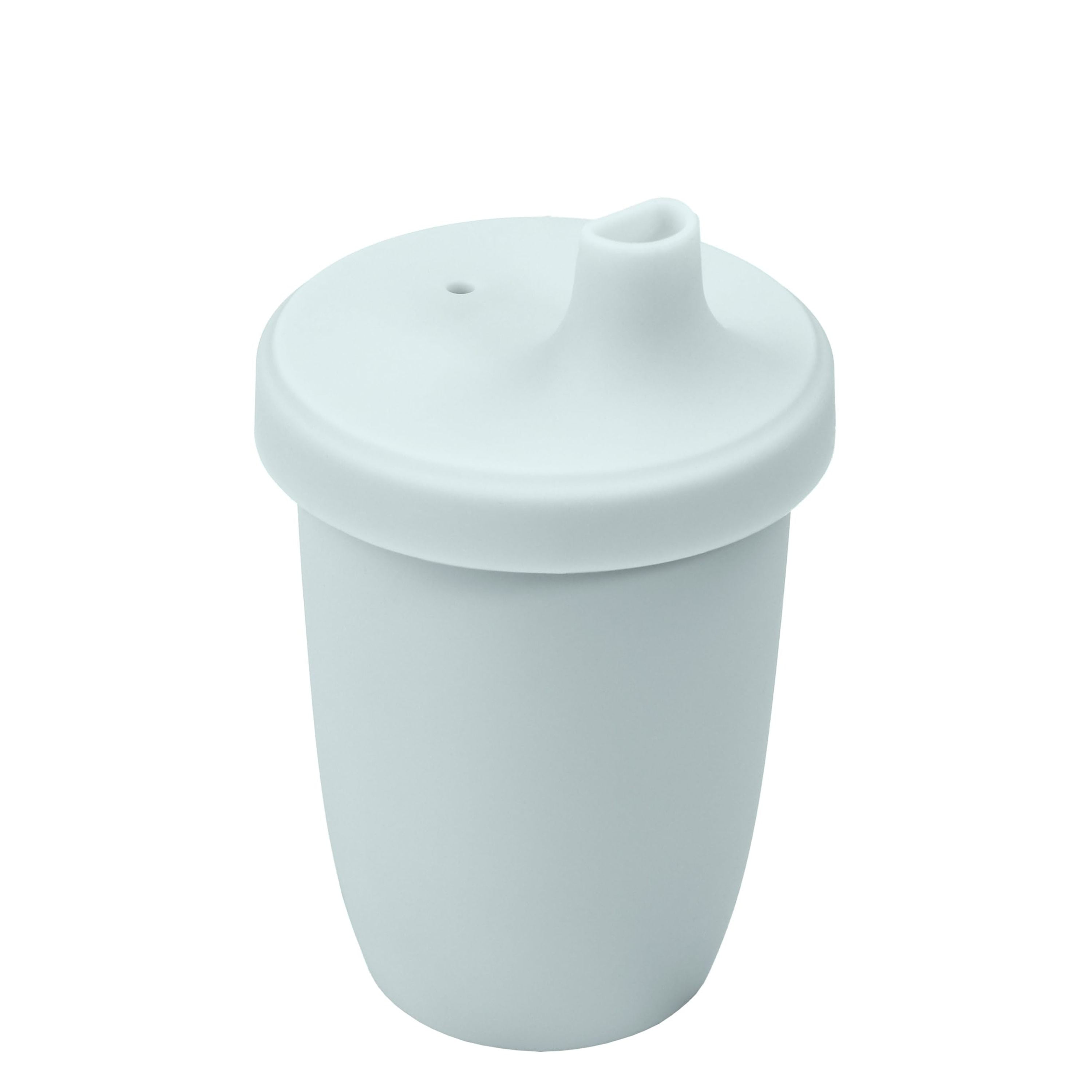 Weighted cup, no-spill lid 8 oz.
