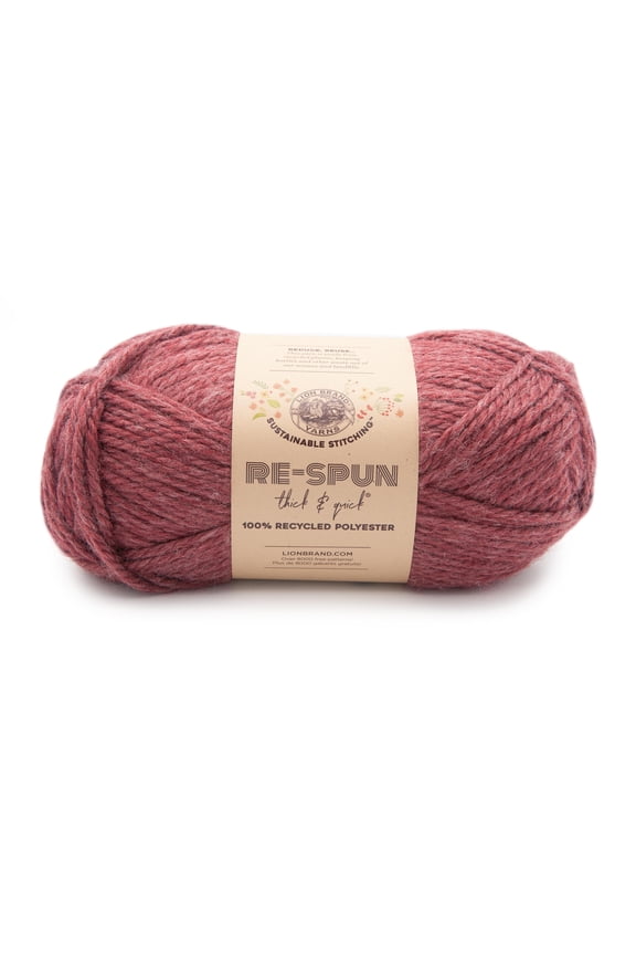 Yarn Re spun T&Q Dk Cherry 843-114S Recycled Super Bulky 223yd 12oz Yarn