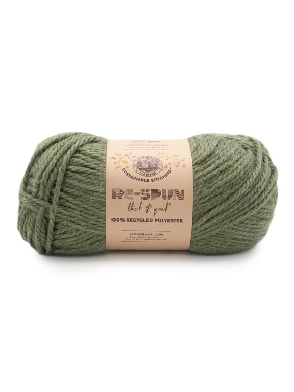 Yarn Re-spun T&Q Evergreen 843-174L Recycled Super Bulky 223yd 12oz Yarn