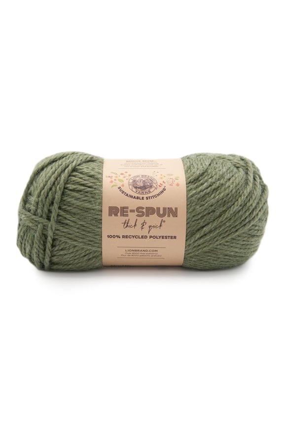 Yarn Re-spun T&Q Evergreen 843-174L Recycled Super Bulky 223yd 12oz Yarn