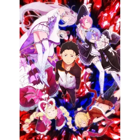 Re Zero Anime Manga Poster, Japan Anime Poster - MULTIPLE SIZE, UNFRAMED