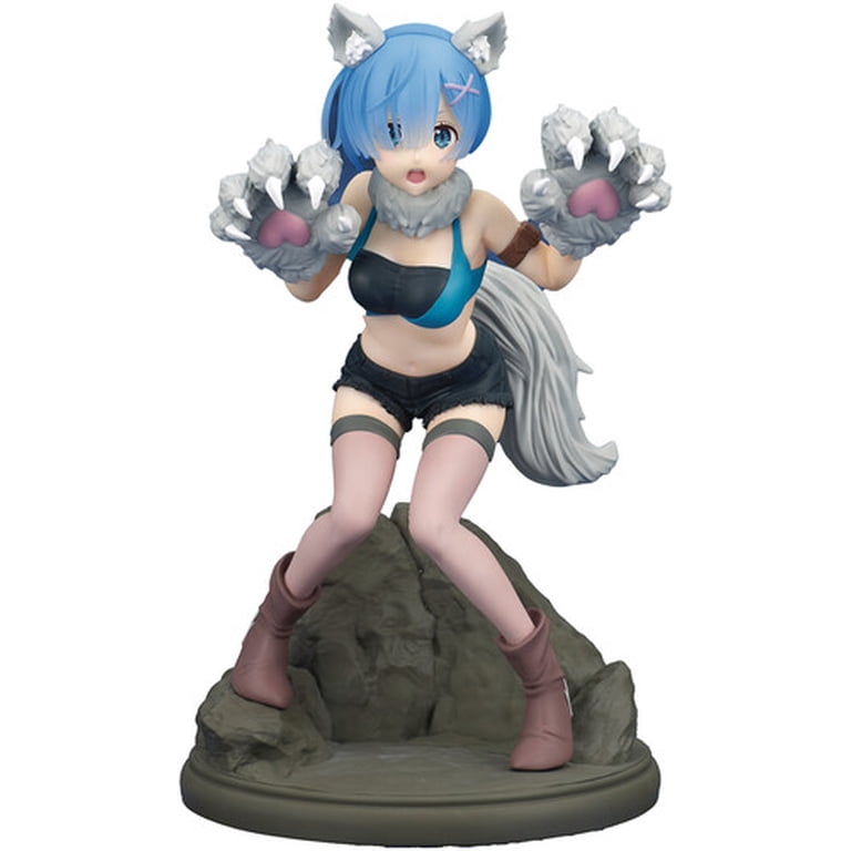 リゼロフィギュア Banpresto: Re:Zero Espresto Est Monster Motions Rem Werewolf 7
