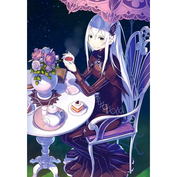 Re Zero Poster, Echidna Anime Manga Poster - MULTIPLE SIZE, UNFRAMED