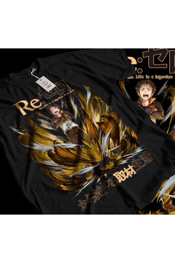 Re:Zero Shirt, Re Zero T-shirt, Emilia, Ram, Subaru, Japanese, Manga, Gift 065 | eBay