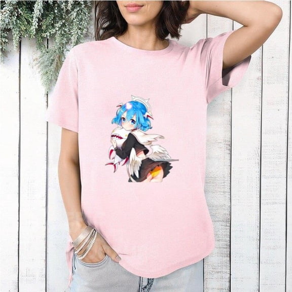 Re Zero Starting Life In Another World Anime Manga Emilia T-Shirt, for men & women, up to size 5XL