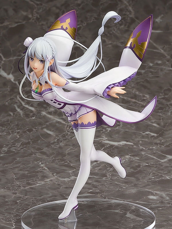 Max Factory Figma Emilia Action Figure - Re:Zero Starting Life In Another World Anime Collectible