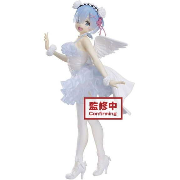 Re:Zero Starting Life in Another World Espresto Collection Rem Collectible PVC Figure (Clear & Dressy)