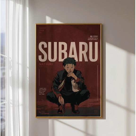 Re Zero Subaru Poster GooGate - 8X12, UNFRAMED