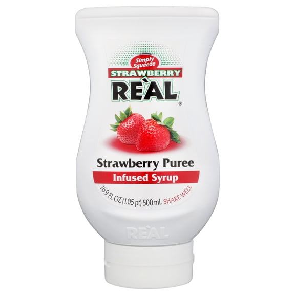 Rel Syrup Strawberry Real 16.9 Fluid Ounce Pack Of 6