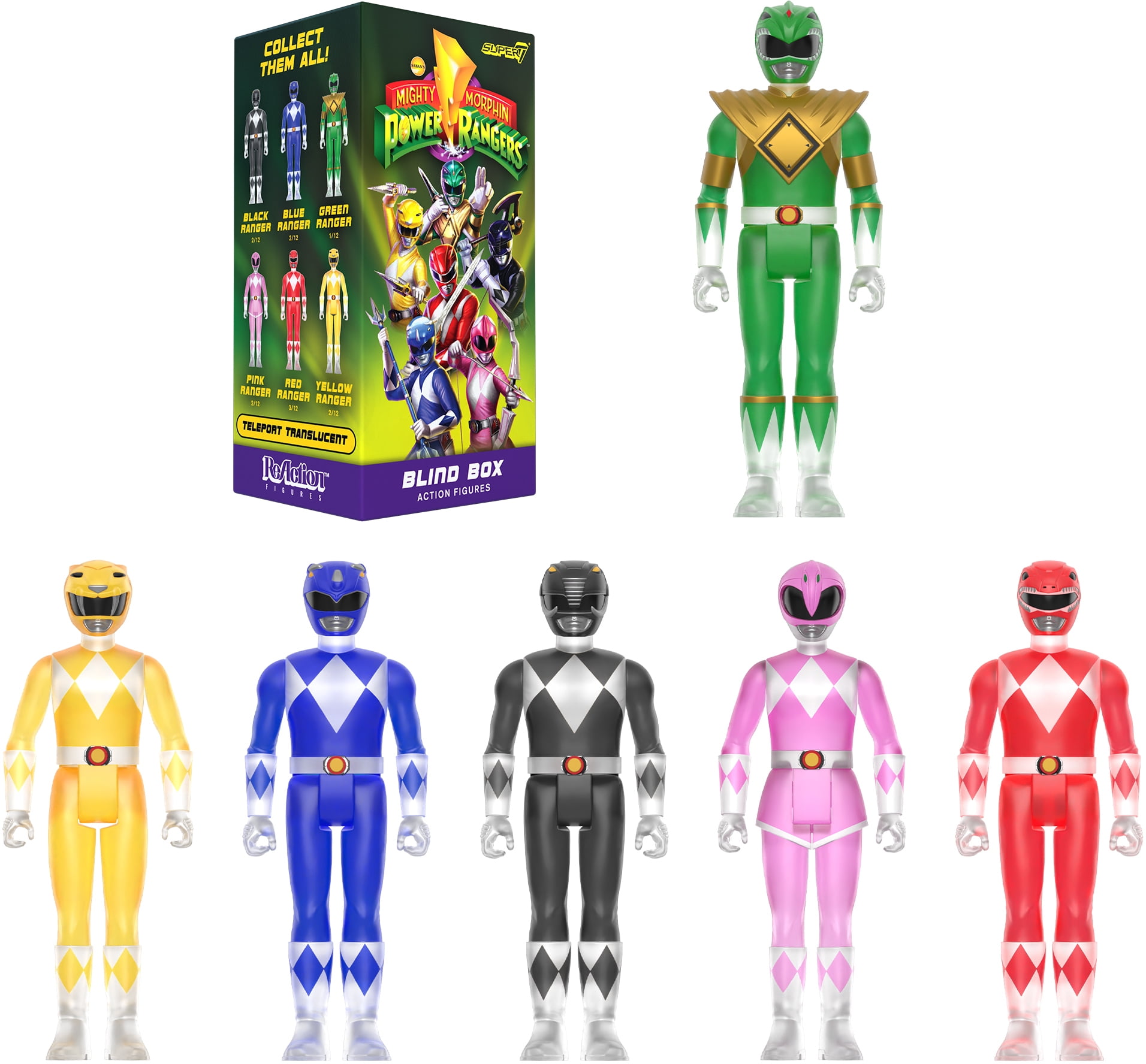 Best Buy: Super7 ULTIMATES! 7 In Plastic Mighty Morphin Power Rangers Action Figure Green Ranger