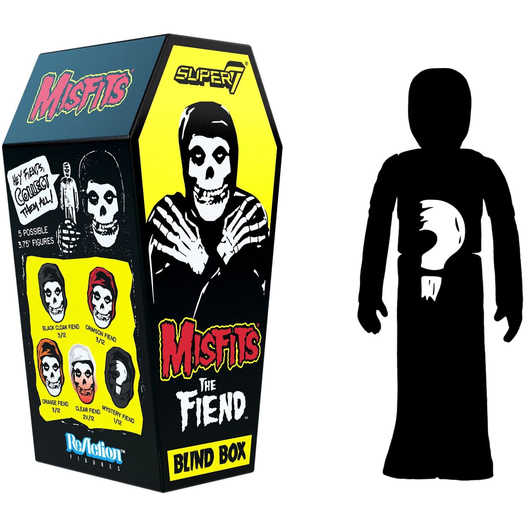 Misfits Blind Box with Possibility of Chase Action Figure Super 7