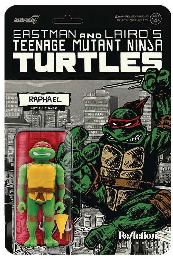 ReAction Teenage Mutant Ninja Turtles Raphael Action Figure (Mirage Variant)