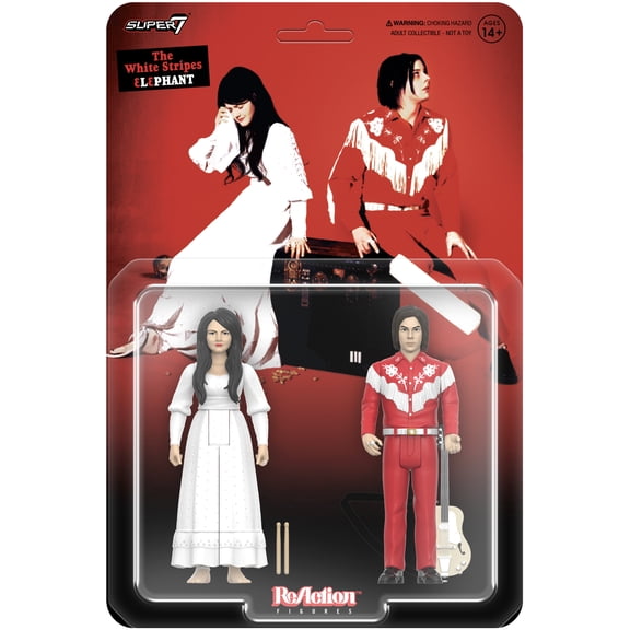 Super7 - The White Stripes - ReAction Figures Wv2 - Elephant 2-Pack