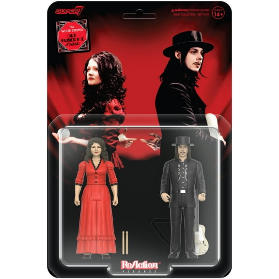 Super7 - White Stripes - ReAction Figures Wv1 - Get Behind Me Satan 2-Pack