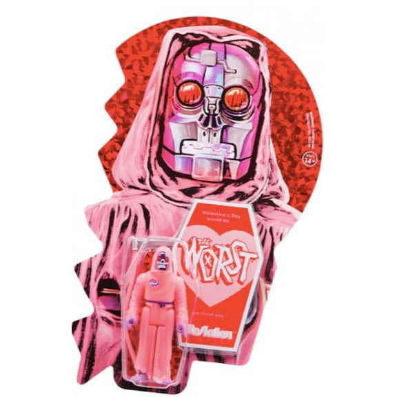 ReAction The Worst Valentine's Robot Reaper Action Figure (Glow Pink)