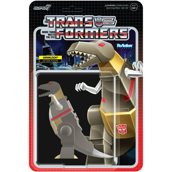 Super7 - Transformers - Reaction Figures Wv8 - Grimlock (Metallic)