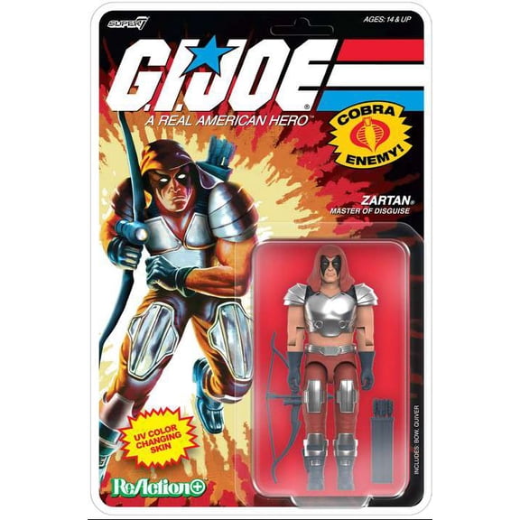ReAction+ Zartan Action Figure [Comic]