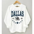 thumbnail image 1 of ReActiva Dallas Football Sweatshirt - Trendy Vintage Game Day Fan Sweatshirt, 1 of 5