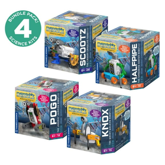 ReBotz 4-Pack Bundle: Scootz, Pogo, Knox & Halfpipe