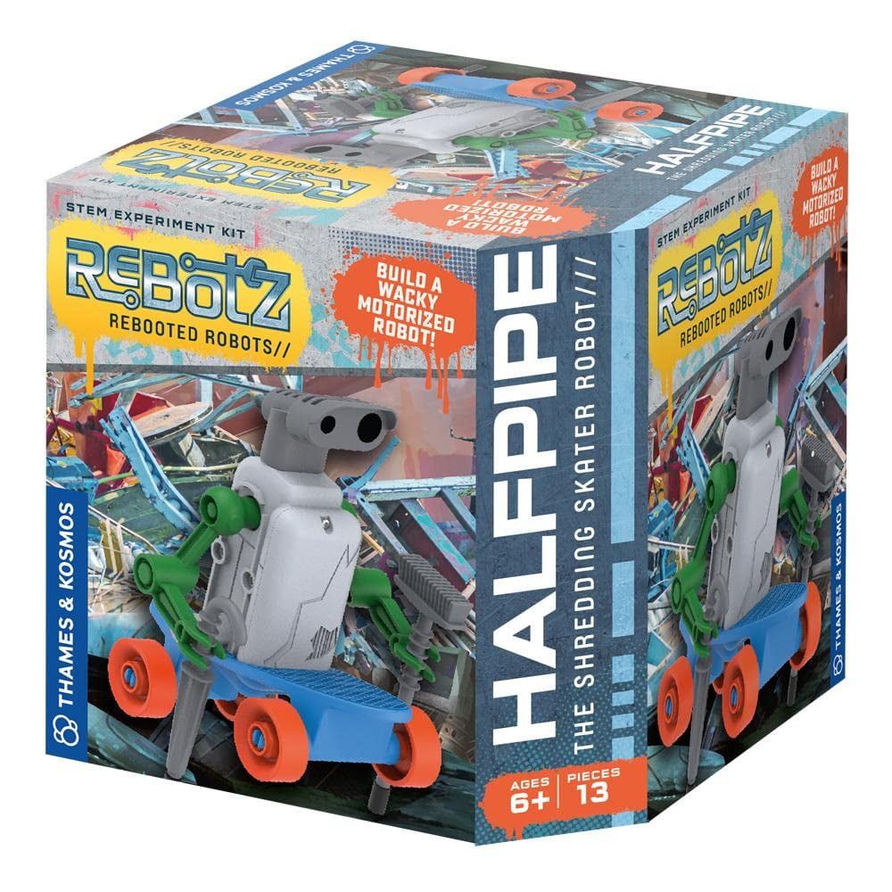 ReBotz The Skater Skater Robot! Build a Crazy Motorized Robot. Collect
