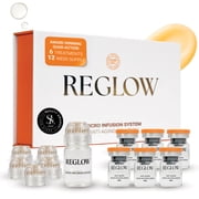 ReGlow Micro Facial Infusion System & Quadra-Action Cosmetic Serum Kit - 6 Treatments