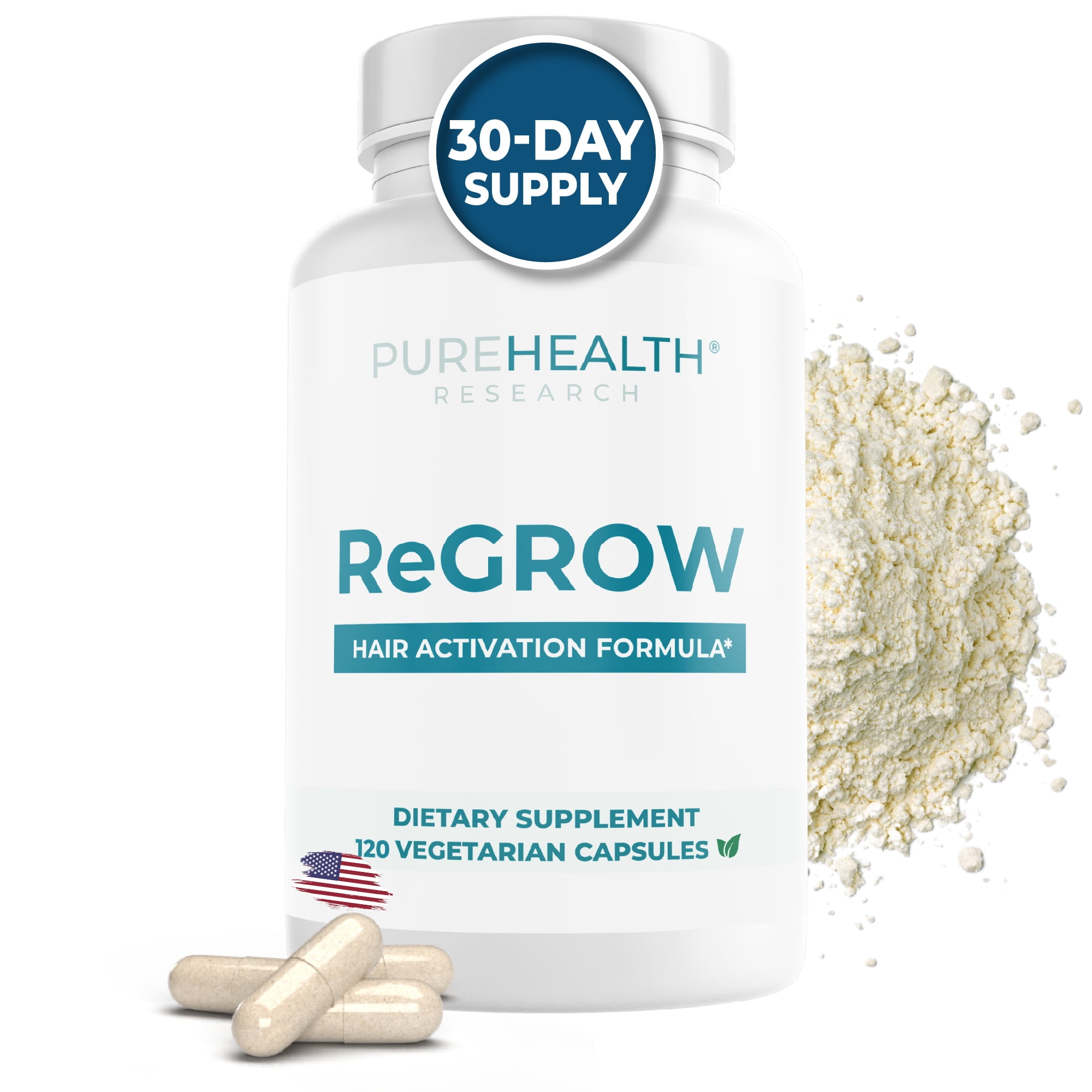 ReGrow Hair Growth Formula for Hair Loss with Hydrolyzed Collagen